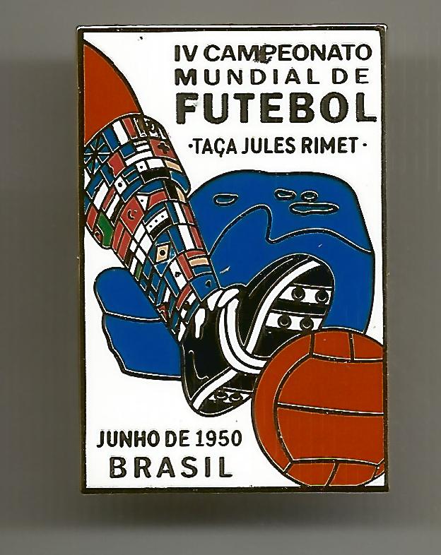 Pin Badge World Cup 1950 Brasil